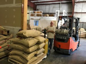 green coffee warehousing