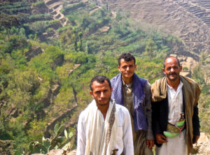 Yemen green coffee farmers.