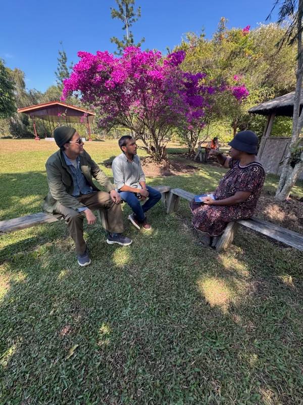 Conversation with a producer partner in Papua New Guinea